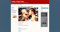 Desktop Screenshot of fightpicks.com